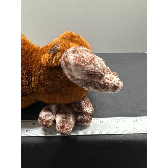 Brown TY Plush Beanie Buddy 2002 Melvin Moose Stuffed Animal Toy 12" Soft & Cudd - Picture 6 of 9